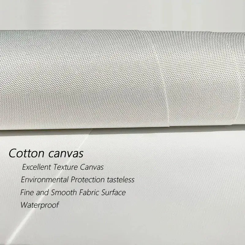 A roll of white cotton canvas fabric with fine texture for decorbites™ bleach anime poster vintage living room wall sticker