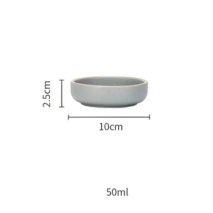 A sleek light gray ceramic morandi bowl with smooth rounded rim and subtle texture from decorbites ceramic collection