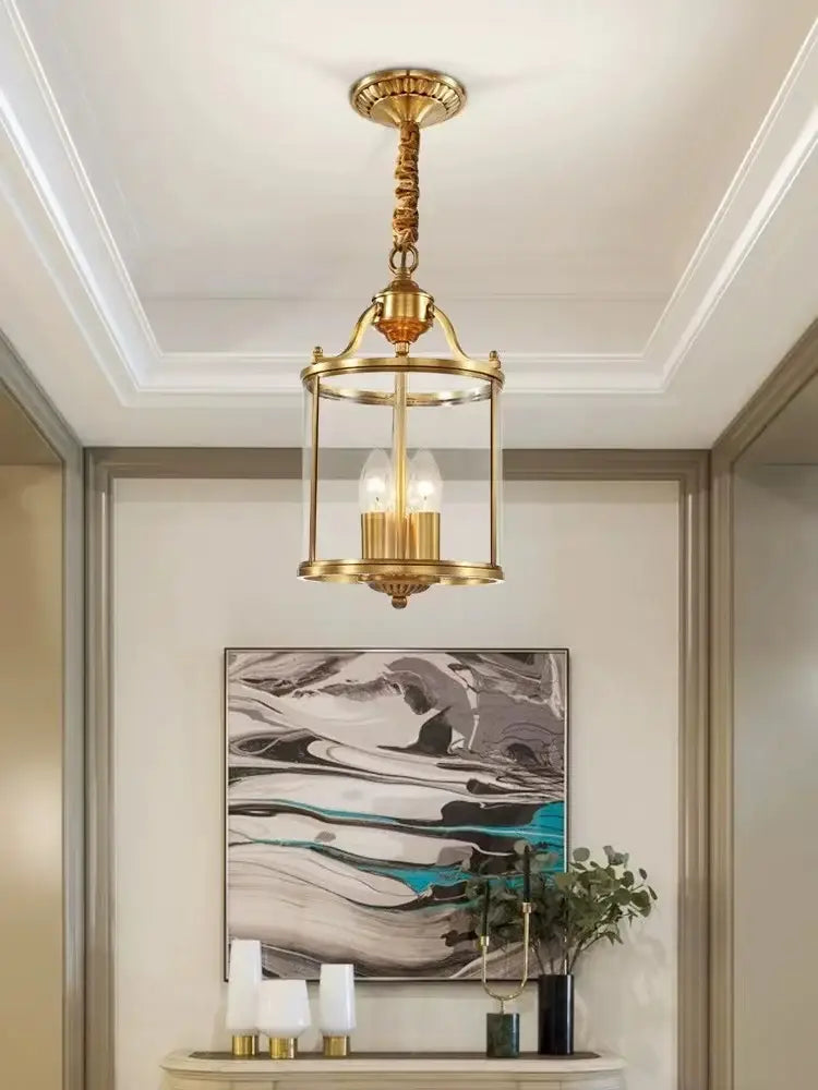 Bronze glass chandelier pendant light with brass lantern style and three exposed bulbs for dining room decorbites bronze glass