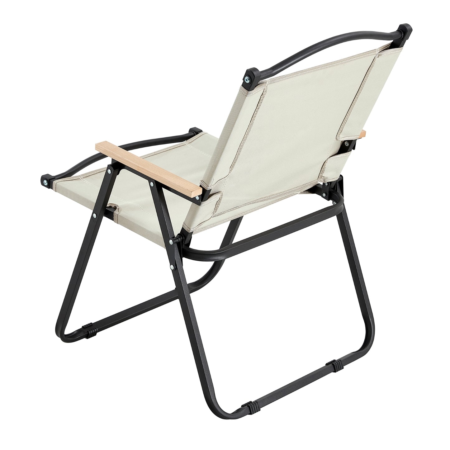 2-teilig faltbarer Outdoor-Stuhl für Camping, Picknicks, Strand, BBQ und Terrasse
