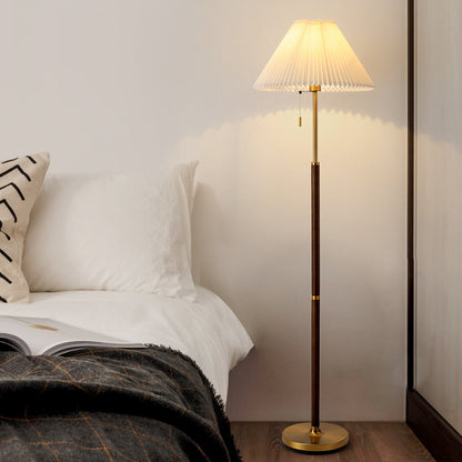 Retro Stehlampe Wohnzimmer Arbeitszimmer Schlafzimmer Augenschonend Nachttisch Faltenvertikal