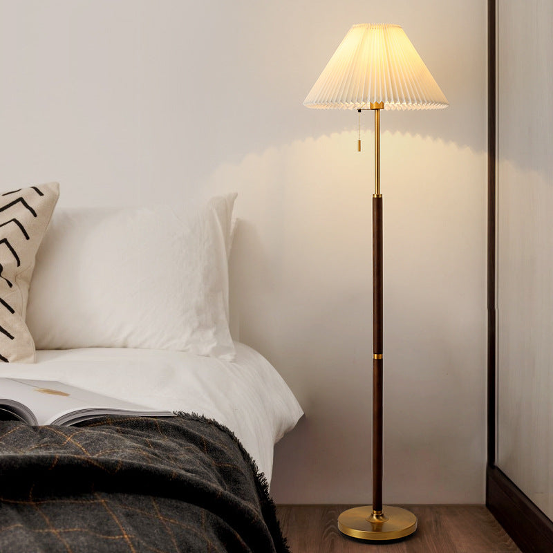 Retro Stehlampe Wohnzimmer Arbeitszimmer Schlafzimmer Augenschonend Nachttisch Faltenvertikal