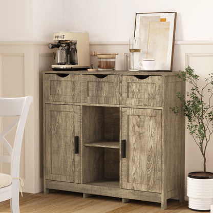 Aufbewahrungsschränke,Holz Boden-Schrank,mit Schubladen und Regalen Aufbewahrungsschränke,Akzent-Schrank für Wohnzimmer,Schlafzimmer,Badezimmer Möbel Heimdekoration