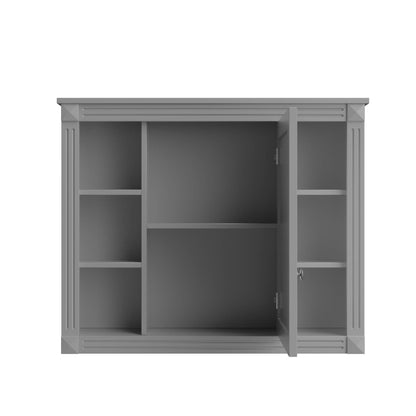 Wandmontierter Badezimmerschrank Badezimmer-Wandregal mit Spiegel