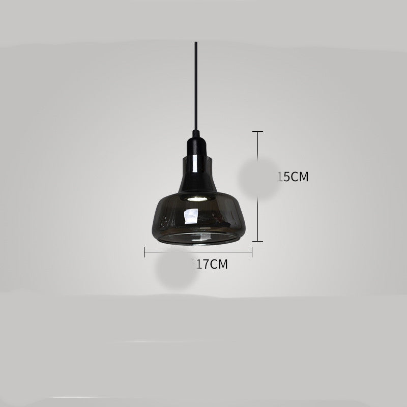 Esszimmer-Kronleuchter Kunstbeleuchtung Glas Ein-Kopf-Kleiner Kronleuchter LED-Lampen