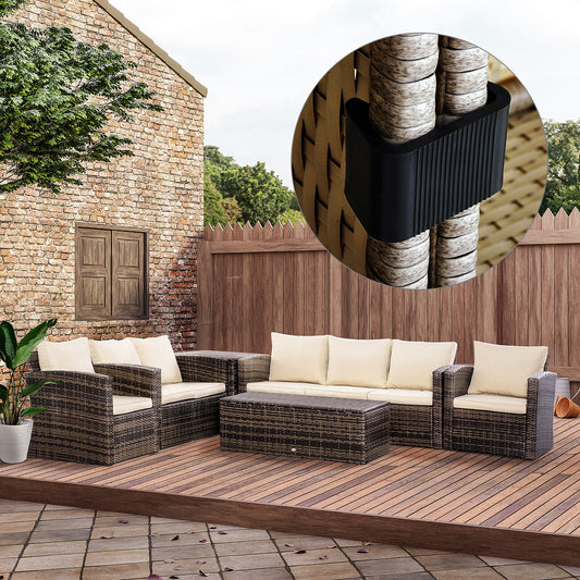 Möbelklammern, Verbindungsstücke für Außensofas, Korbmöbel-/Stuhl-Klemmen für ein modulares Terrassen-Sofa, Set mit 10 Stück