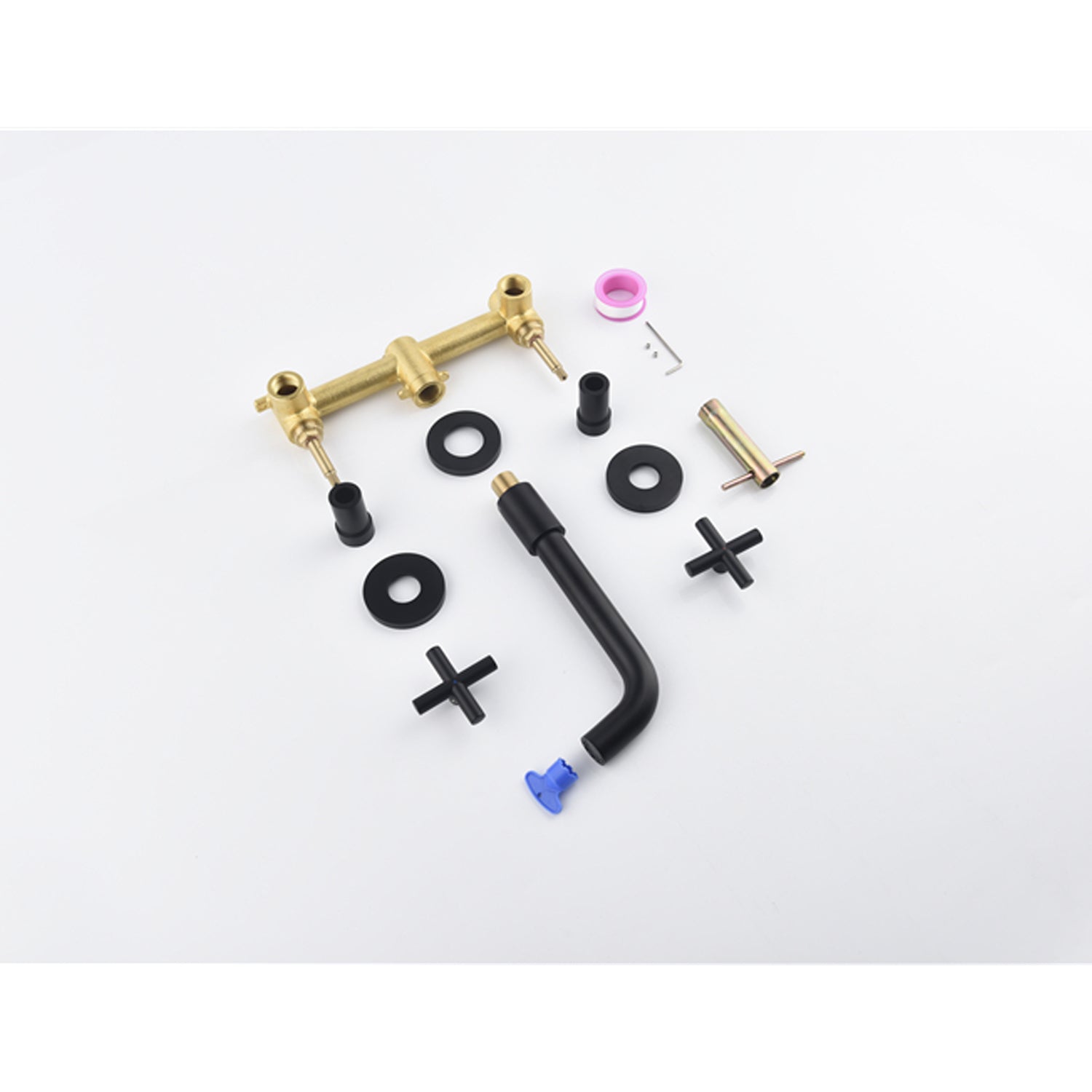 Wall-mounted Bathroom Faucet Elegant Contemporary Style
