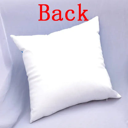 White square pillow with smooth solid fabric finish for decorbites cartoon animal printed pillowcase and cushion cover