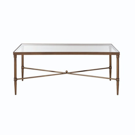 Bronze Metal Coffee Table