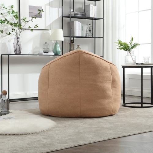 Bettwäsche Bohne Bag Sofa Stuhl Hochdruck-Schaum Bohne Bag Stuhl Material mit gepolstertem Schaum-Polster Komprimierter Bohne Bag mit Fußstütze
