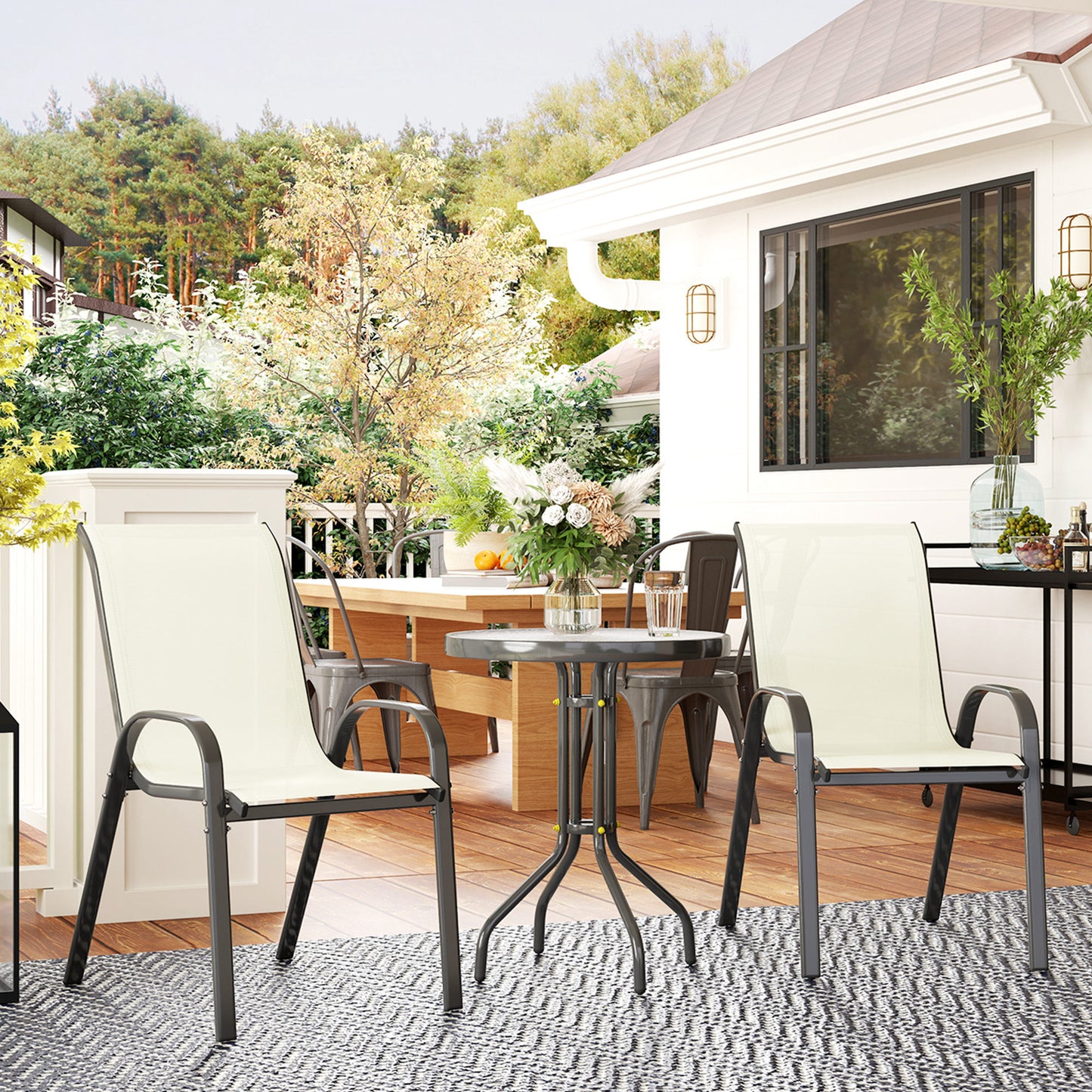 3-teiliges Bistro-Set
