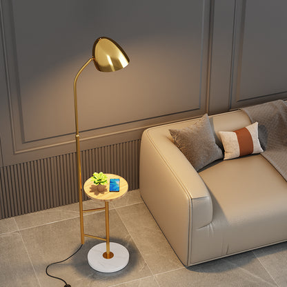 Nordische Stehlampe mit InsUSB kabelloser Ladeleuchte Luxus