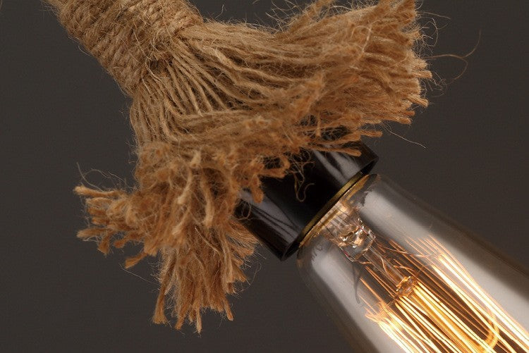 Hemp Rope Pendant Lamp