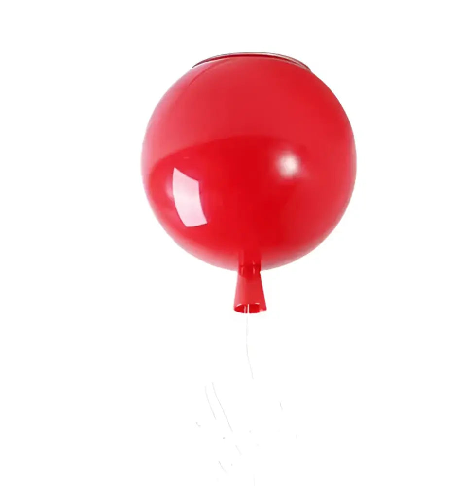 Glossy red decorbites colorful balloon led wall lamp with stem and string ideal for kids bedroom decor