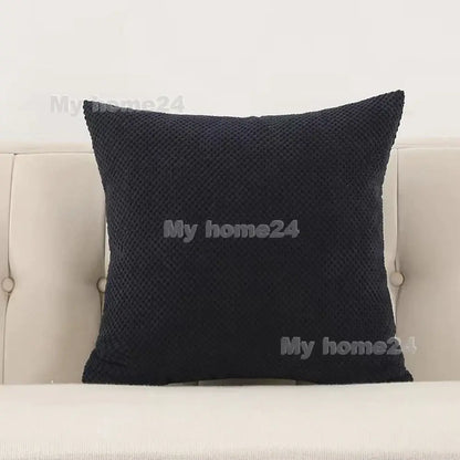 Black corduroy corn kernel throw pillow with woven diamond pattern for living room sofa decorbites decorbites corduroy corn