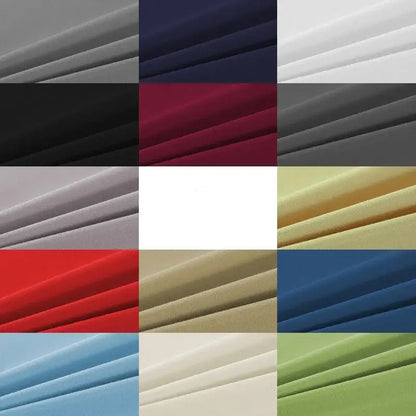 A collection of decorbites cozy solid fitted sheet fabrics in soft smooth materials including blue for mattress cover