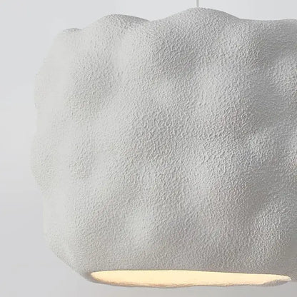 Cream style white cloud pendant lights with textured design and soft diffused glow for bedroom ceiling decorbites creamy style pendant