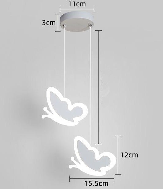 Iron Butterfly Ceiling Lamp