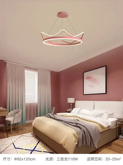 Pink crown design gold chandelier with white spheres featuring a modern minimalist LED ceiling light for living room decorbites crown design