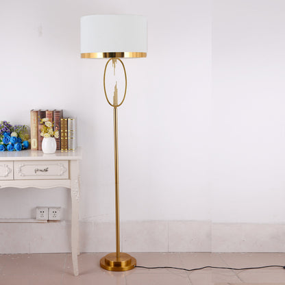 Luxuriöser postmodern-metallischer Stil kreativer Wohnzimmer-Teetisch-Studien-Bodenleuchte