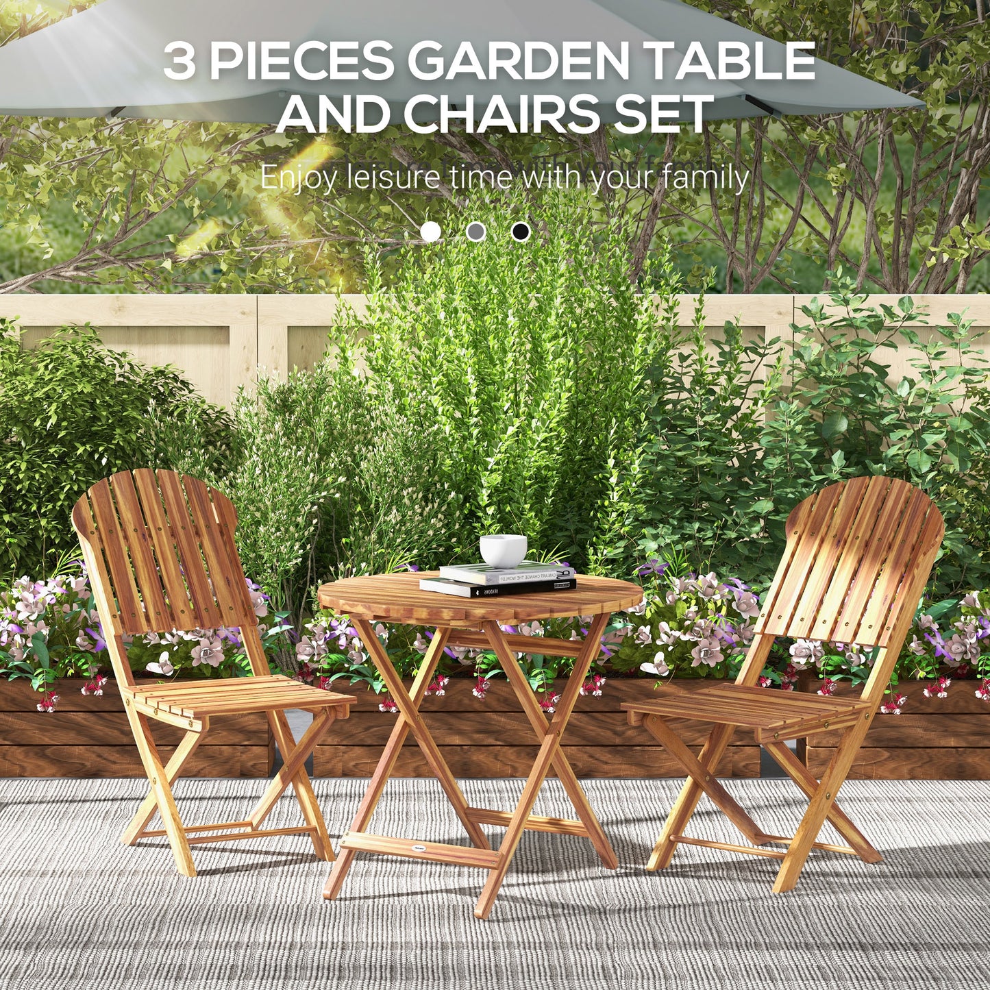 Klappbares Outdoor-Bistro-Set