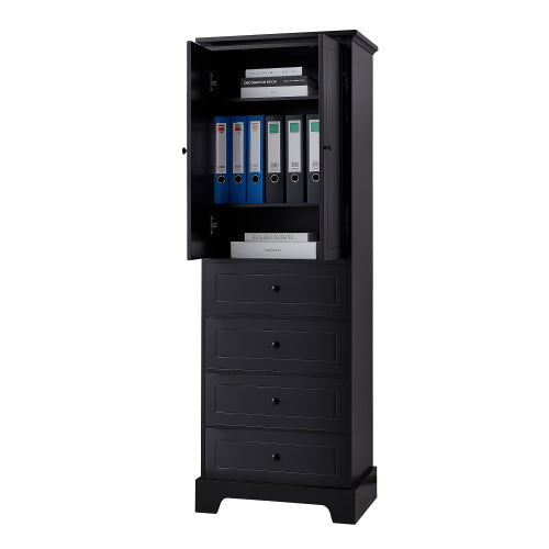 Modern White Storage Cabinet