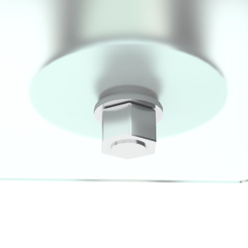 Rechteckiger Schwarzer Glas-Couchtisch, Klarer Couchtisch, Moderne Beistell- und Mittel-Tische für das Wohnzimmer, Möbel für das Wohnzimmer