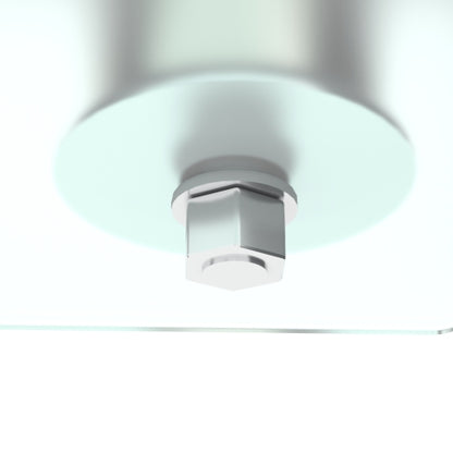 Rechteckiger Schwarzer Glas-Couchtisch, Klarer Couchtisch, Moderne Beistell- und Mittel-Tische für das Wohnzimmer, Möbel für das Wohnzimmer