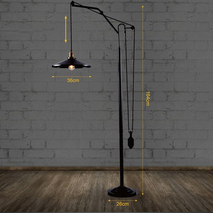 Amerikanischer Vintage-Industriestil Eisen-Stehlampe für Wohnzimmer und Schlafzimmer