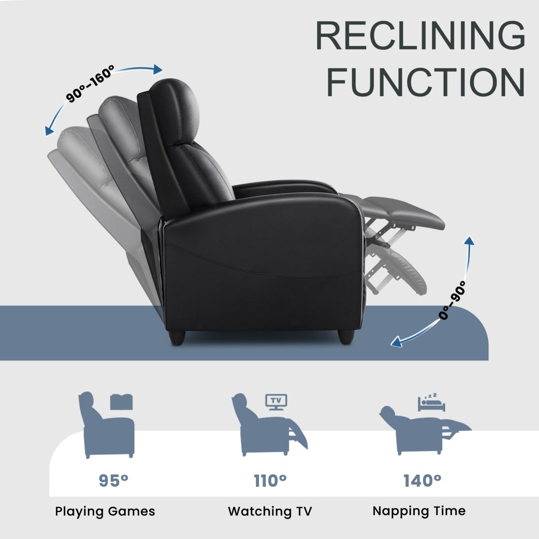 Liegesessel PU-Leder Liegesofa ohne Massage