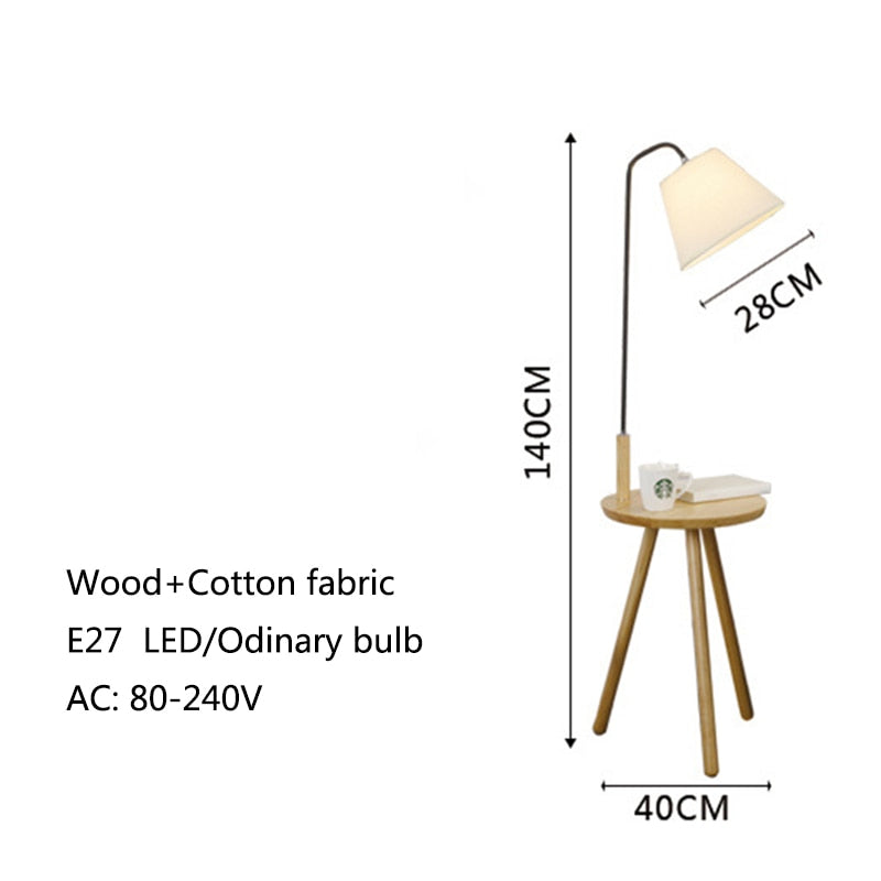 Iron Cloth Standing Lamp