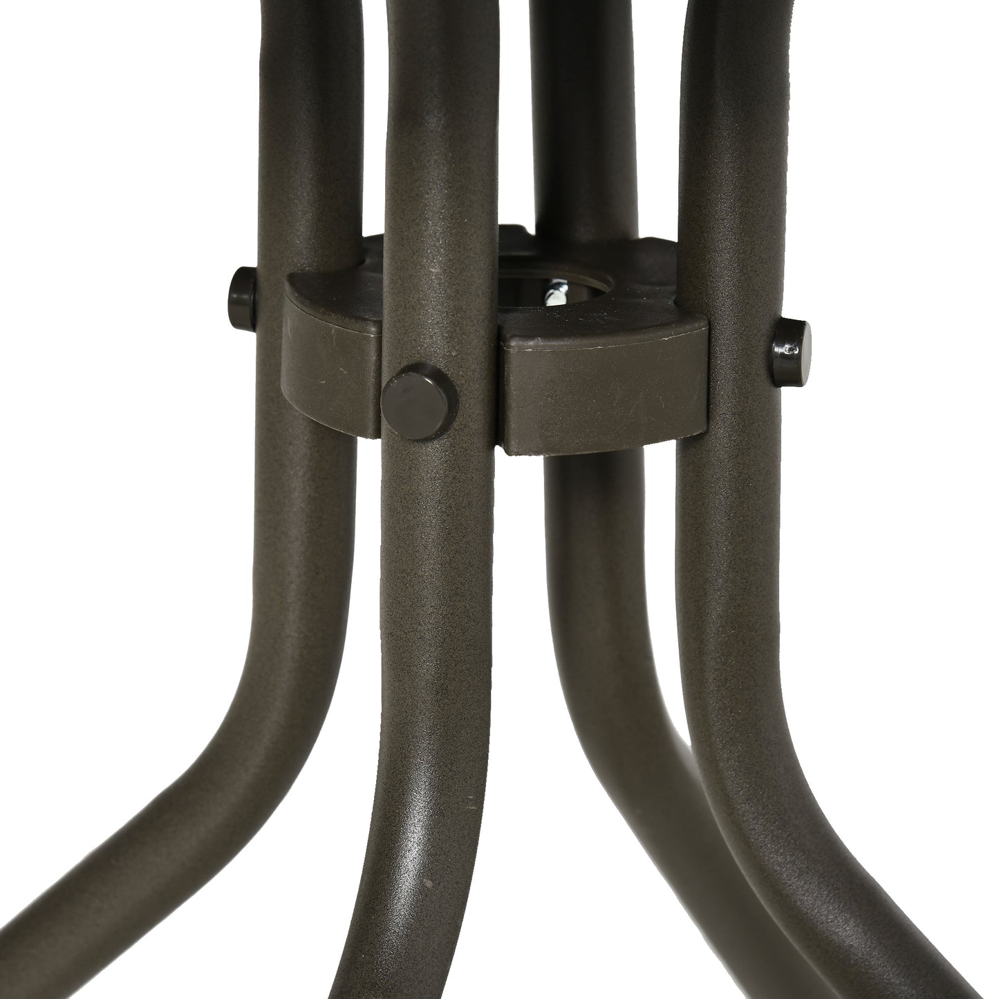 3-teiliges Outdoor-Gleitschwingset Bistro-Set mit Rahmen