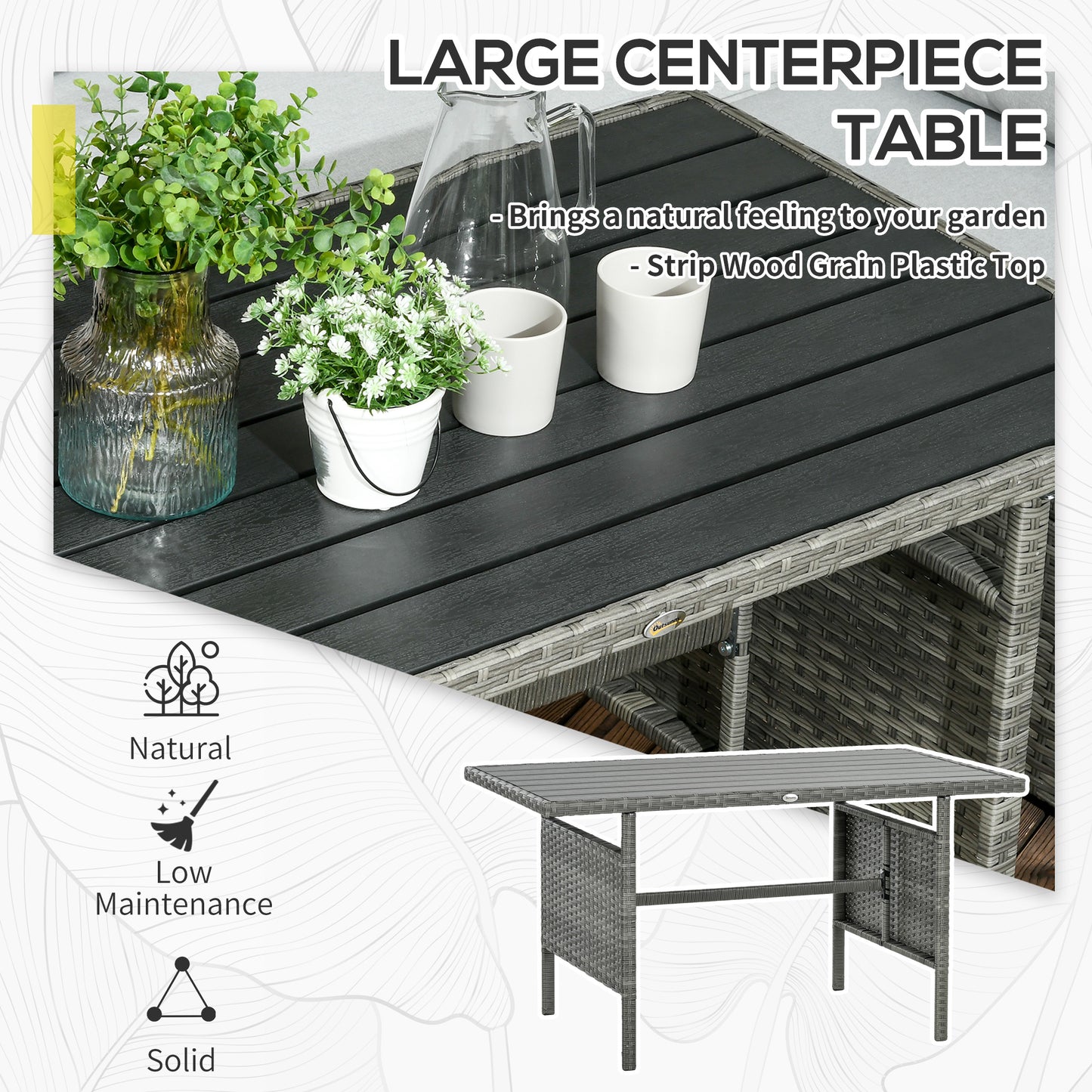 Gartengarnitur für die Terrasse