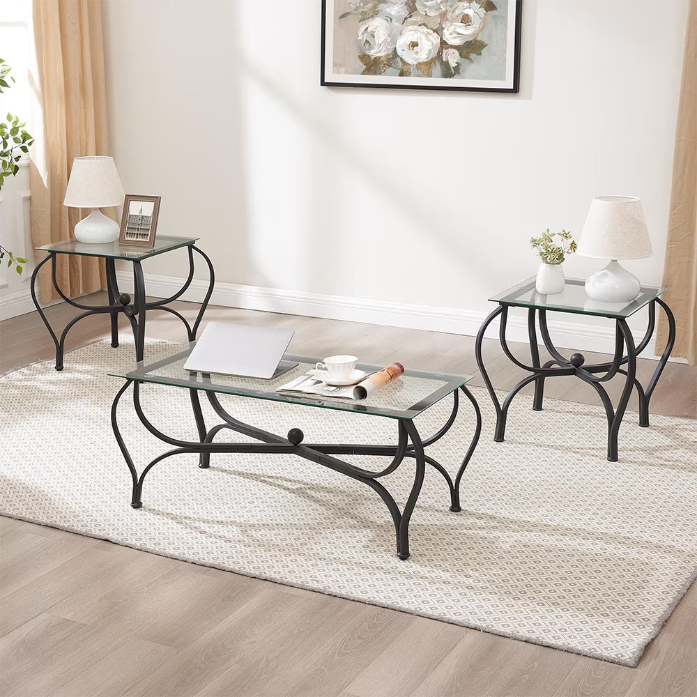 Modern Glass Table Set