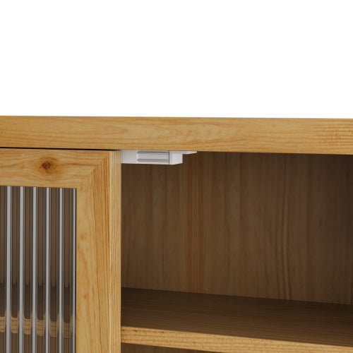 Glas-Tür Vintage Doppeltür Wand-Schrank für Badezimmer, Küche, Esszimmer, Holzfarbe Nicht verfügbar Plattformen- Temu