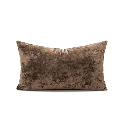 A taupe velvet pillow cover with a mottled texture for dark grain decorbites dark grain living room decor