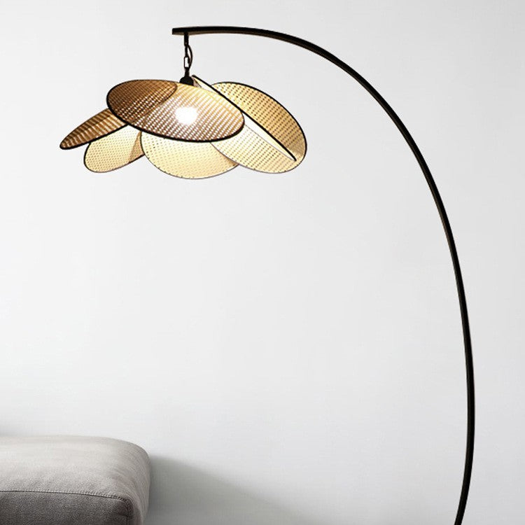 Rattan Vine Floor Lamp