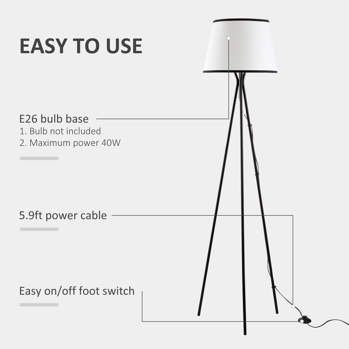 Moderne Stativ-Stehlampen
