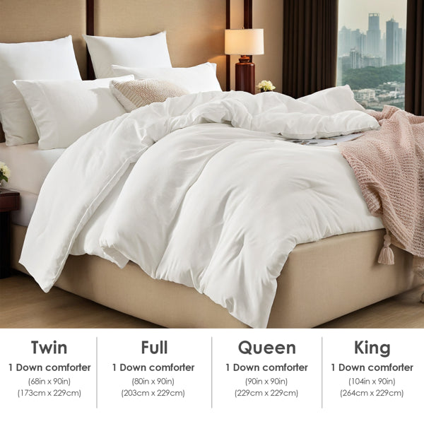 Allwetter-Oversized-Einheitliches-Füller-Duvet - Premium Haltbares Bettdecken Mit Erhöhter Wärme. Diese Dicke Winter-Quilt-Einlage Bietet Ganzjährigen Komfort Und Macht Es Zu Einem Idealem Weihnachtsgeschenk Für Den Täglichen Gebrauch.