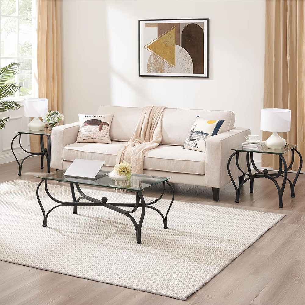 Modern Glass Table Set