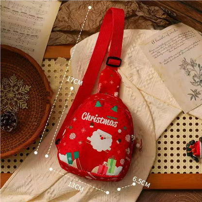 Weihnachtliche Handtasche Süßer Rucksack als Umhängetasche
