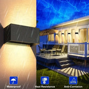 Black rectangular modern minimalist 24w led wall light outdoor sconce with sleek design and energy-efficient illumination