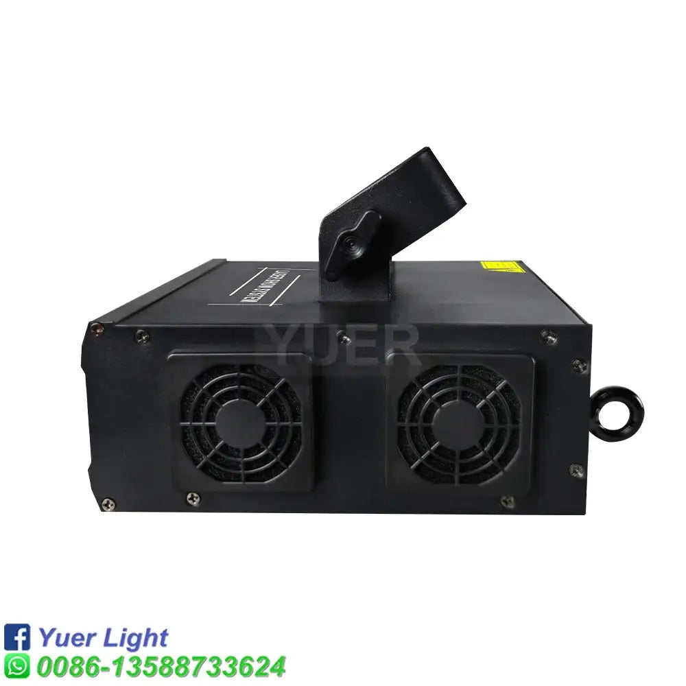Black and silver decorbites 3d cartoon laser light projector with two fans and top mounting bracket for party rooms