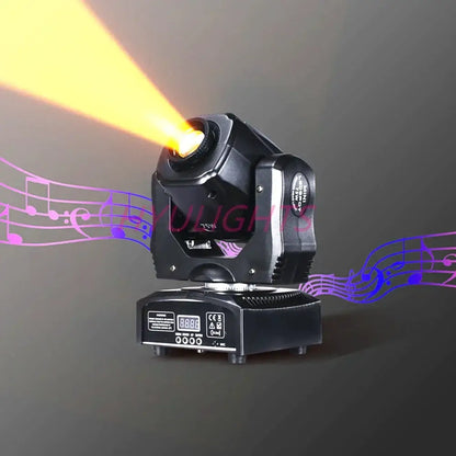 Decorbites 75w black led moving head spot light emitting bright orange beam for dj beam disco use