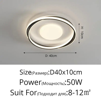 DecorBites™ acrylic chandelier with chrome finish and concentric rings is a minimalist indoor light for living spaces