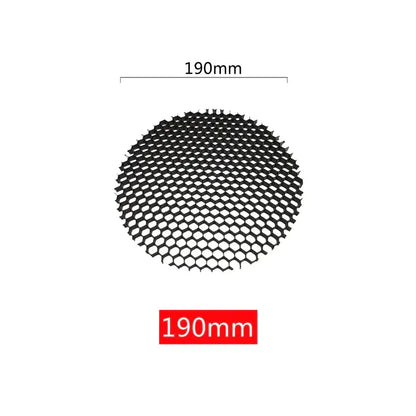 Black circular aluminum honeycomb downlight grill 190mm diameter for DecorBites aluminum honeycomb downlight fixture