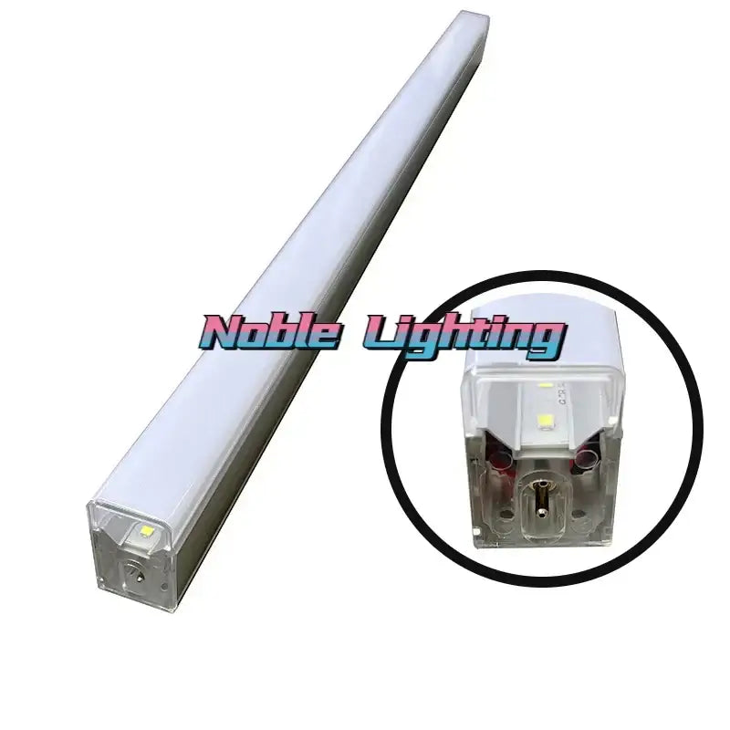 White led light bar with aluminum housing hexagon design and clear plastic cover for honeycomb ceiling illumination