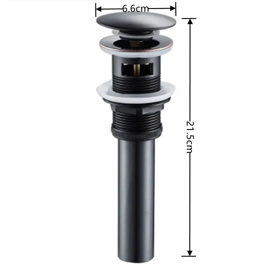 Decorbites antique chrome bathtub shower mixer faucet tap set featuring a black matte metal sink drain with a sleek body