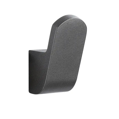 Black matte finished wall hook with sleek modern design from decorbites bathroom hardware set for bathroom organization
