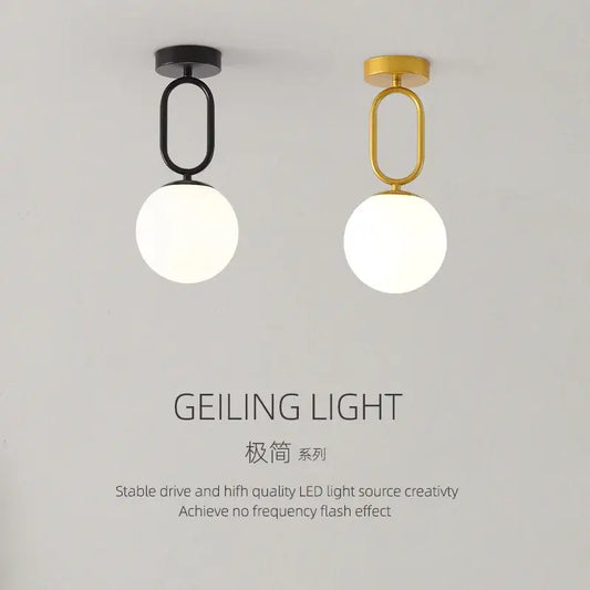 Modern ceiling lamp by DecorBites black gold with sleek oval metal fixtures and frosted black gold glass shades